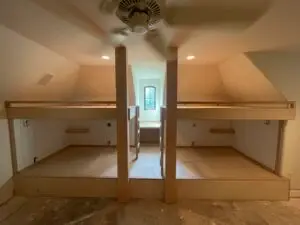 Built-in Bunk Beds Construction in Flower Mound